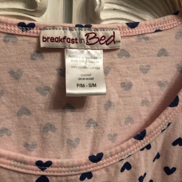 Breakfast In Bed Heart Nightie - Picture 2 of 3